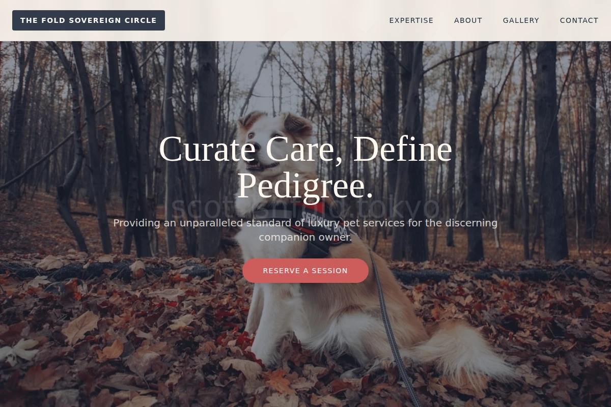 Minimalist Pet Services