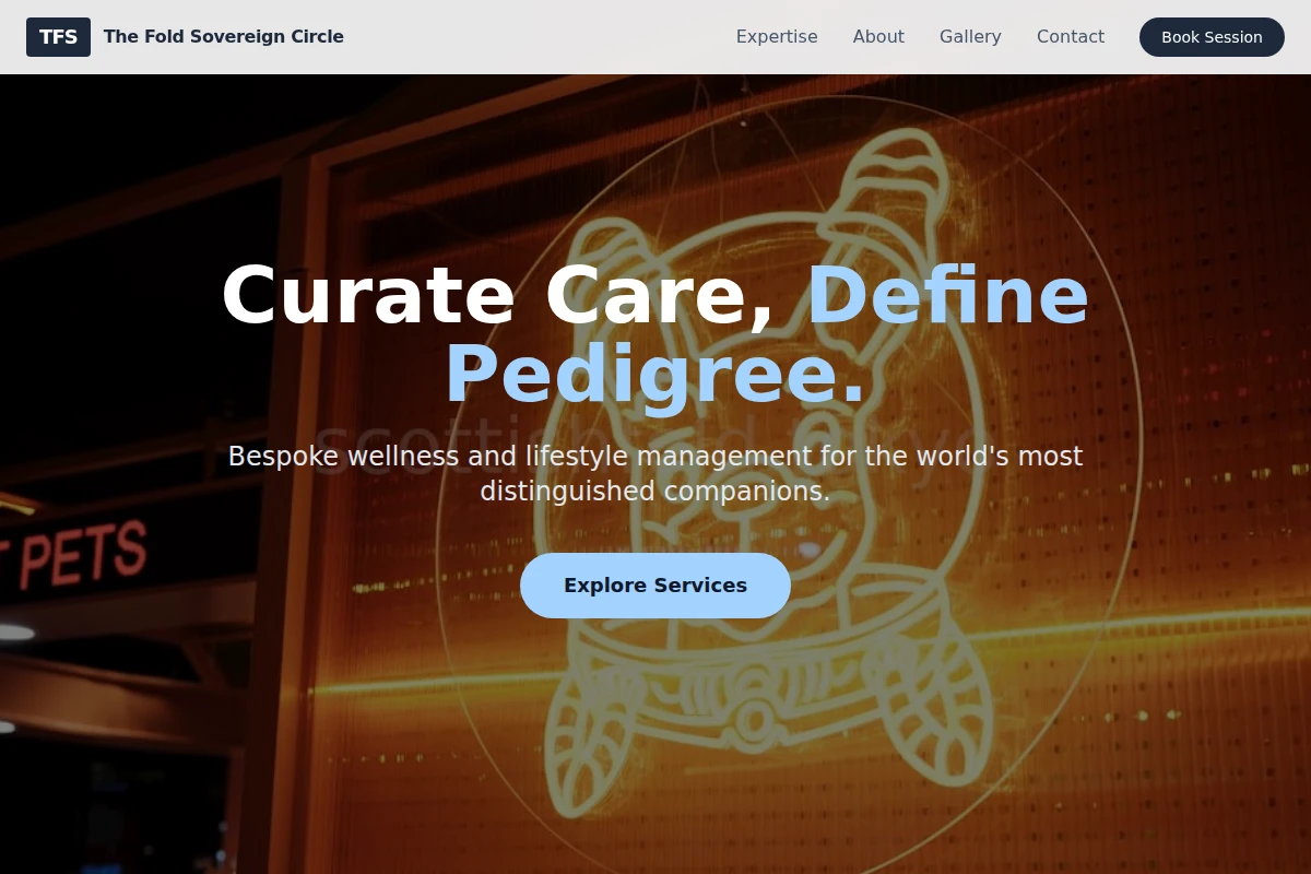 Minimalist Pet Services