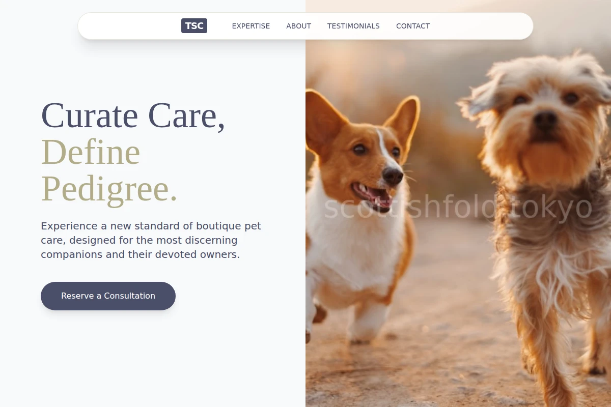 Tailored Pet Shop